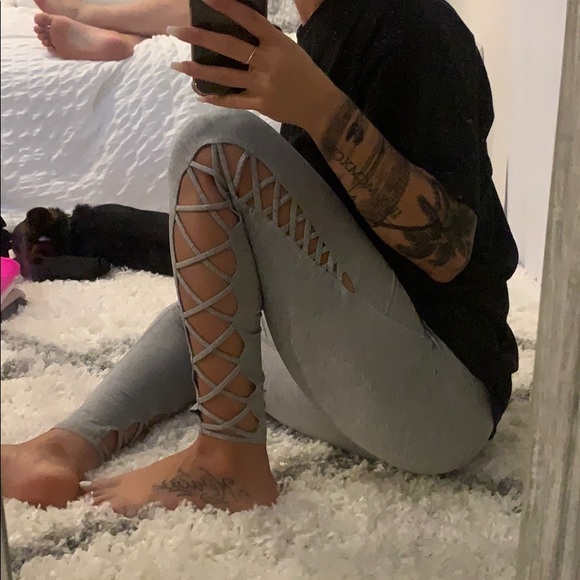 Grey leggings - Picture 3 of 3